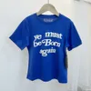 T-shirts pour bébés enfants CPFM YE MUST BE BORN AGAIN Lettre imprimée Hauts de rue T-shirts Hip Hop garçons filles hauts enfants jeunes T-shirt à manches courtes