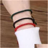 Cadena Nueva Moda Hecha A Mano Trenzada Lucky Red String Pulseras Para Hombres Mujeres Pareja Colorf Cuerda Cadena Amistad Joyería Gif Dhgarden Dh9Oj