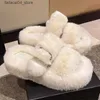 Slippers Winter Fluffy Slippers Women Home Indoor House Shoes Woman 2024 New Cozy Comfort Soft Warm Fur Slippers Female Korean Trend Q240221