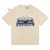 Designer Fashion Vêtements Tees Rhude Tshirt Casino Hd Château Imprimer T-shirt Coton Streetwear Tops Casual Sportswear Rock Hip Hop à vendre 323