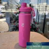 Mode Sport Waterfles Outdoor Grote Capaciteit Roestvrij Staal Berijpte Draagbare Geïsoleerde Water Cup Yoga Ketel 710