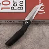 1Pcs New A2258 High End Flipper Folding Knife M390 Satin Tanto Point Blade CNC TC4 Titanium Alloy Handle Outdoor EDC Pocket Fast Open Folder Knives