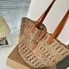 2024 Womens Straw Bag Bag Bags for Women Luxury Weaving Handbag Fashion Tote Handbags CSD2402211