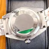 Luksusowy zegarek RLX Diamond Watch Automatyczne złoto z pudełkiem 41 mm stal nierdzewna Rainbow Circle Rame Luminous Srebrny Strażnik