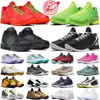 Män 6 Protro basketskor omvänd Grinch 8 Court Purple Halo 4 Mambacita del Sol Challenge Red 5 Bruce Lee Mens Trainers Outdoor Sneakers