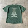 メンズTシャツハラジュクレターアップルプリントカジュアルショートスリーブTシャツ女性