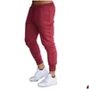 Men'S Pants Men Sport Sweatpants Running Pants Joggers Cotton Trackpants Slim Fit Bodybuilding Trouser Drop Delivery Apparel Men'S Cl Otrhy