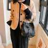 Simple Casual Bag for Women Spring New Fashion Trendy Shoulder Bag Retro Bucket Bags