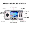 Consoles FC3000 V2 Retro Handhled Game Console Player portátil com 10 emuladores 4000+ jogos integrados Suporte SaveLoad AV Out