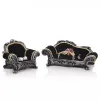 Visa små soffa möbler form barns barn smycken box dollhouse fancy soffa smycken lagringsorganisatör fall gåva
