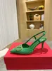 Diseñador Mujer Verano Sexy Sandalias de lujo Zapatos Bloque de cuero genuino Tacones altos Bombas Plataforma gruesa Fiesta Boda Dedos abiertos Zapato de vestir Moda formal GFX-0004