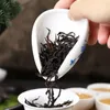 Colheres 1 conjunto de colher de chá de folha solta colher de cerâmica porcelana kongfu café feijão teaware acessórios