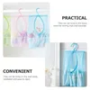 Hangers 3pcs Breathable Mesh Storage Bag Foldable Hanging Portable Space Saving