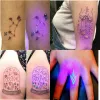 Kits 8 Farben Fluoreszenz Tattoo Tinte für Körperkunst Helle Mode Party Lila Licht Bestrahlung Pigment Farbe Tattoo Tinte Liefert