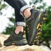 Large size mens hiking shoes mens and womens outdoor shoes spring and autumn new off-road mountain climbing sports tourism and hiking shoes
