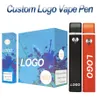 Confezione personalizzata Confezione con penna Vape usa e getta E-sigarette Confezione con logo personalizzato Scatole di presentazione Carrelli piatti Pod Olio denso Vuoto OEM Batteria ricaricabile Vaporizzatore