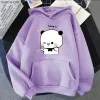 Sweatshirts Süßer Bubu Dudu Hoodie Damen/Herren Harajuku Ästhetische Grafik Lustige Kawaii Hoodies Unisex Anime Cartoon Pullover Sweatshirts Korea