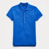 Kvinnor Polo Women's T-shirt Shirt Summer Classic Casual Short Sleeve Top Multi-Button Lapel T Shirt Small Horse Multicolor Slim Fit Clothing Mode