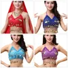 Stage Wear Femmes Danse Gland Discothèque Halter Bra Belly Show Costumes Performance Top