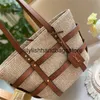 Totes Luxurys Damen Woody Designer Beac Sopping Straw andbags Raffia Grass Woven Soulder Bags Damen Y andbag Sopper Purse ToteH24221