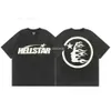 Nya Hellstar -skjortor män designer t shirt tees sommar casual rund nack mode brev utskrift mens ren bomullsälskare män kvinna kort ärm topp d9