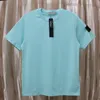 Topstoney merk designer heren-t-shirts Klassiek basic geborduurd badge los katoenen eiland-T-shirt met kleine ronde hals