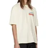 Дизайнерская мужская футболка rhude Дизайнерская мужская футболка rhdueRhude с буквенным принтом Американский модный лейбл High Street Свободное лето Универсальная пара с круглым вырезом с короткими рукавами EGD2