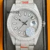 Reloj de lujo Rlx para hombre Movimiento de diamante Reloj automático de plata Acero inoxidable Zafiro Impermeable Estilo luminoso Clásico Fábrica limpia