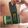 Suporte de pulso Esporte Guarda Artrite Brace Manga Luva Respirável Elástico Palma Mão Suporta Protetor Homens Mulheres Drop Delivery Sports Otfda