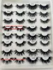 Eyelashes Wholesale 3D real mink lashes without Box 100 pairs only tray Mix styles Handmade cruelty free false mink eyelashes