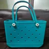 Waterproof Woman Eva Tote Stor BOGG Bag Silicone Beach Custom Tote Fashion Eva Plastic Beach Påsar 2024 Kvinnor Summer 855