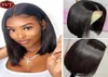 Cheveux 13X4 Remy perruques courtes perruques de cheveux humains Bob avant de lacet perruques pour les femmes pas cher cheveux brésiliens droite dentelle fermeture perruque 5152087