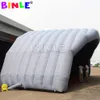 Groothandel 10x8x5mh (33x26x16.5ft) Grote grijze opblaasbaar podiumbedekking Luchtdak Blaad gigantische tent tent op voor uitvoering2