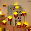 LED Hamburger Lumière Chaîne Glace Frites Bar Maison Cuisine Simulation Alimentaire Lumières Enfants Joyeux Anniversaire Fête DIY Décor Fournitures 240219