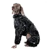 Roupas de cachorro grandes roupas outono inverno grosso casaco acolchoado jaqueta labrador doberman golden retriever traje acessórios