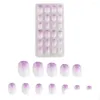 Kunstnagels 24 stks / set Gel Kids Fake Fl Er Druk op nageltips Vinger Decor Draagbaar Meisjesgeschenken Drop Delivery Gezondheid Schoonheid Kunstsalon Otrxi