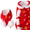 Hondenkleding Tangkostuum met sjaal Gemakkelijk te dragen Outfits Comfortabel Rood Huisdierenkostuum Voor geschenken Cosplay Viering Feest S Code
