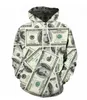 2024 Designer hoodies men womens Hoodie Dollars 3D oversized fashion sweatshirt h2y hoody long sleeve sweatshirts size OK028