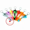 Latest Colorful LOVE Key Shape Silicone Hand Pipes Glass Filter Holes Screen Bowl Portable Herb Tobacco Cigarette Holder Smoking Pocket Handpipes DHL