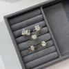 S925 Sterling zilveren sieraden ringen voor vrouwen Ring met hoge kwaliteit ijssuiker Hand ingelegd Super sprankelend licht luxe champagne gesloten ring