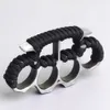 Tiger Metal Outdoor Fiess Hand Brace Four Finger Boxing Set Camping Self Defense Window Breaking Ing Protector 827781