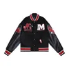 Giacca da uomo in jersey da baseball di design cappotto da donna giacche da uomo ricamate giacca da lettera monopetto top coppie abbigliamento da uomo