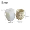 Equipments Small Gnome Flower Pot Silicone Mold Diy Succulents Concrete Flower Pot Vase Plaster Cement Clay Mold Plant Holder Mold