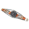 Corrente pulseira de couro genuíno para xiaomi huami amazfit ritmo pulseira de relógio inteligente para amazfit stratos 2 2s cinta 22mm pulseira de relógio