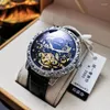 Wristwatches Selling Men's Waterproof Night Glow Sun And Moon Fully Automatic Mechanical Watch