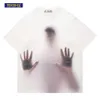 T-shirt da uomo T-shirt da uomo Hip Hop Abbigliamento da strada a maniche corte T-shirt stampata Phantom Shadow T-shirt in cotone Harajuku 2022 T-shirt casual estiva Top J240221