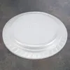 Vaisselle jetable 100 pièces assiettes en plastique transparent pour desserts apéritifs barbecue dîner voyage et événements