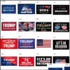 Banner Flags 200 Designs Donald Trump 3x5 ft 2024 Make America Florida Desantis Flag USA President vann 90x150cm Drop Delivery Home G DHCSN