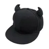 Ball Caps Halloween Baseball With Devil Horn Decor Adult Adjustable For Summer Outdoor Cycling Hiking Hat Teens Men