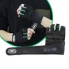 Fietshandschoenen Gym Fitness Zwaargewicht Training Heren Dames Body Building Halve vinger Antislip Pols Gewichtheffen Sport